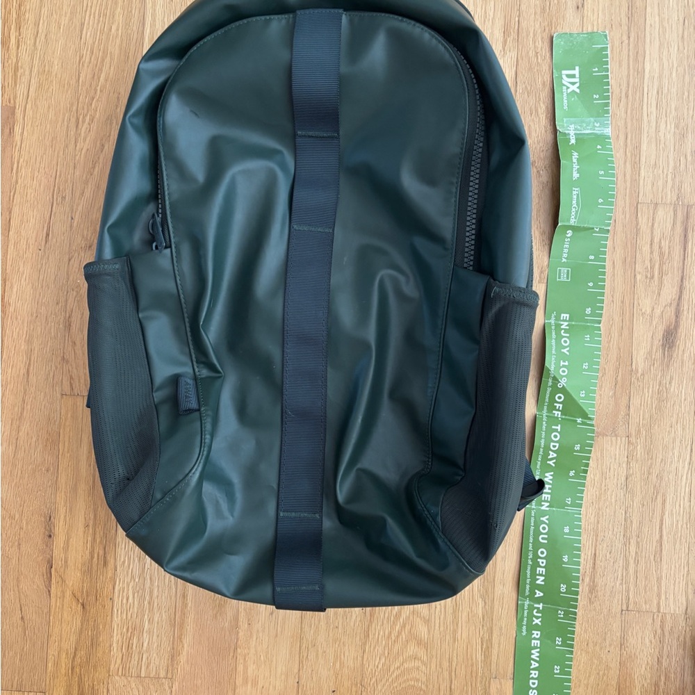AWAY brand green Backpack